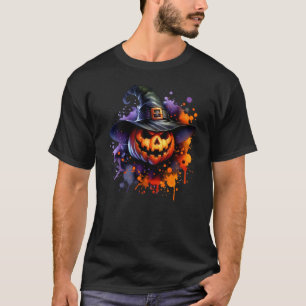halloween day - pumpkin funny witch T-Shirt