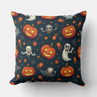 Halloween Day Throw Pillow