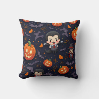 Halloween Day Throw Pillow