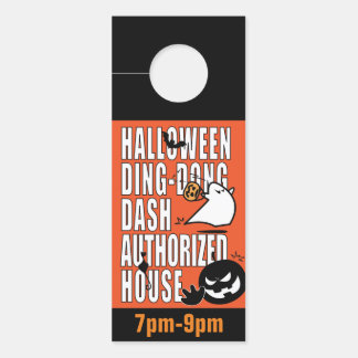 Halloween DDD authorized house Door Hanger