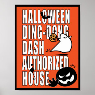 Halloween DDD authorized house Poster