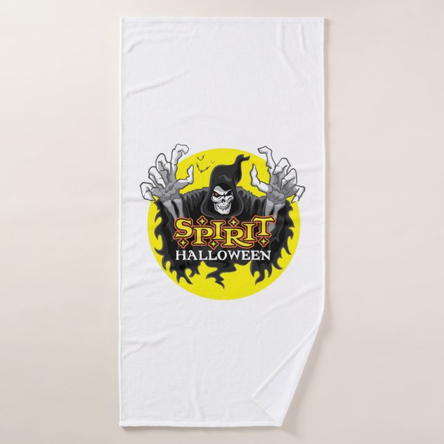 Halloween de l'esprit (Serviette de bain)
