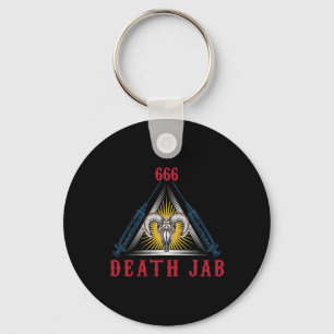 Halloween Death Jab Mad Scientist Evil Genius  Keychain
