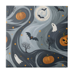 Halloween Death Night Tile