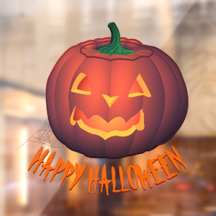 Halloween Decals Personalized Pumpkin Window Decal