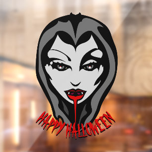 Halloween Decals Personalized Vampire Window Decal