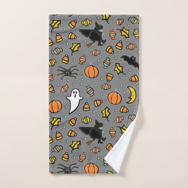 Halloween decor hand towel (Hand Towel)
