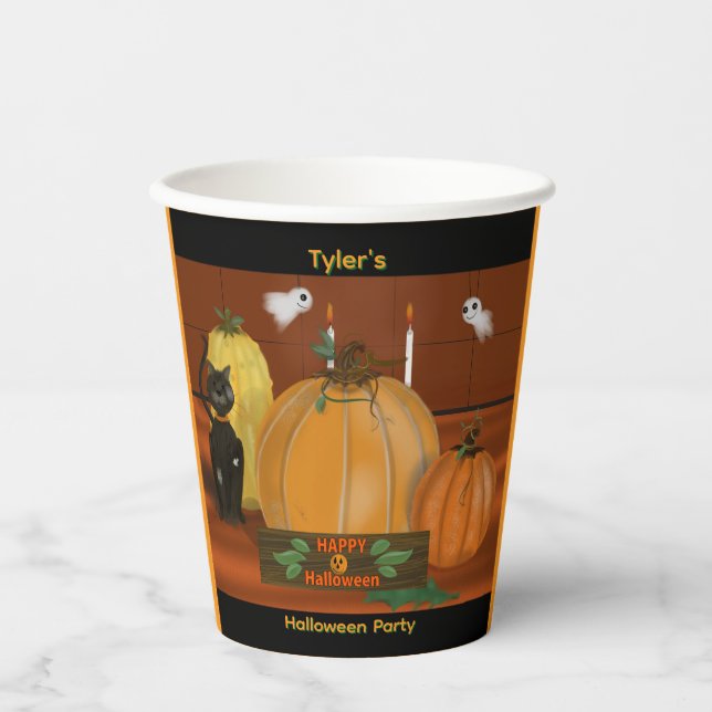 Halloween Decor Party Cups (Front)