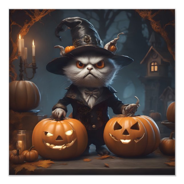 halloween decor photo print (Front)