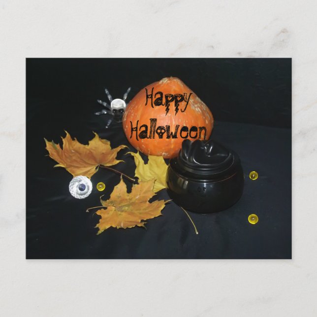 Halloween decor postcard (Front)