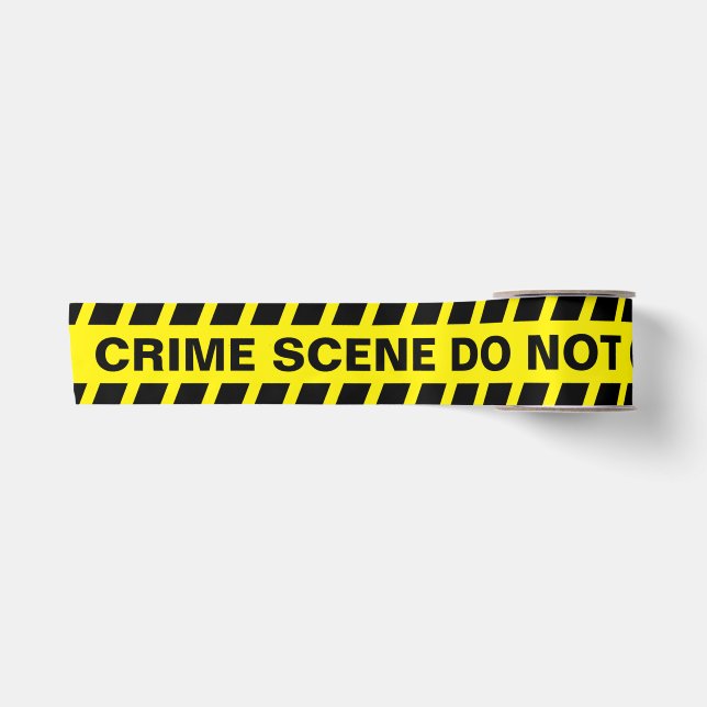 Halloween Decorations Crime Scene Ribbon Satin Ribbon (Front)