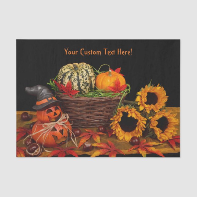 Halloween Decorations custom tissue paper (Front)