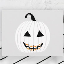 Halloween dental postcard