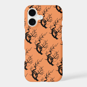 Halloween des Chouettes orange et noire