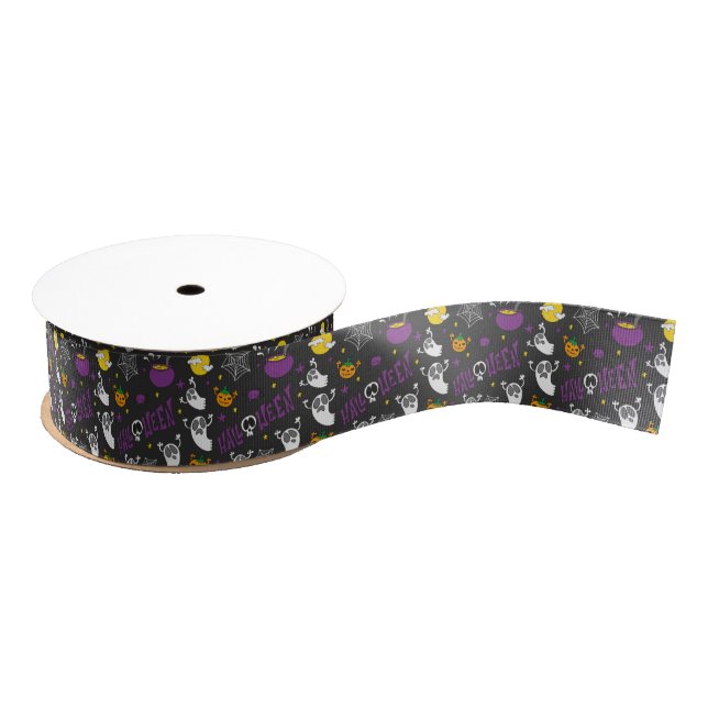 Halloween Design 1 Grosgrain Ribbon (Spool)