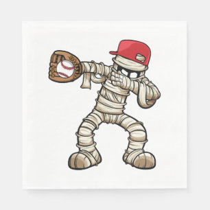 Halloween Design for Baseball Lovers Napkin
