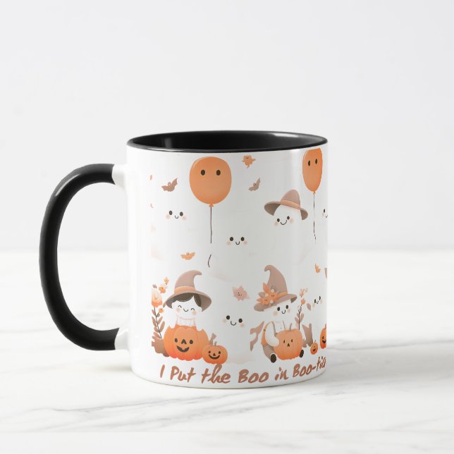 Halloween Design Mug (Left)