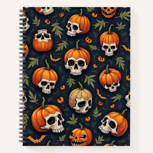 Halloween design notebook