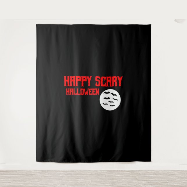 Halloween Design party Tapestry (Front)