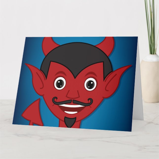 Halloween Devil Card (Front)