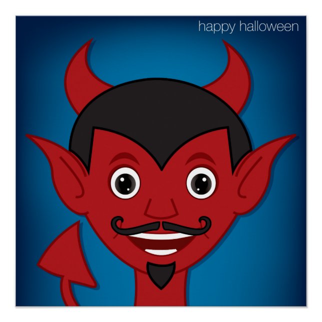 Halloween Devil Poster (Front)