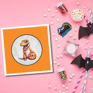 Halloween Dinosaur Dino-Mash Party Napkin