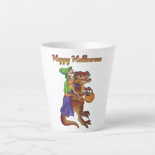 Halloween Dinosaur Mug (Devant)