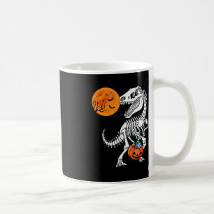 Halloween Dinosaur T Rex Skeleton Scary Boys Kids  Coffee Mug