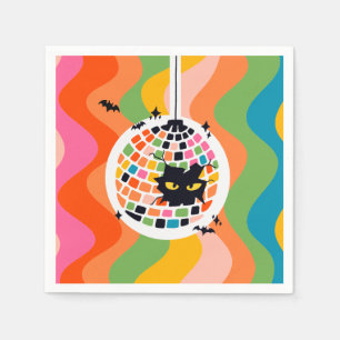 Halloween Disco Ball Paper Napkin