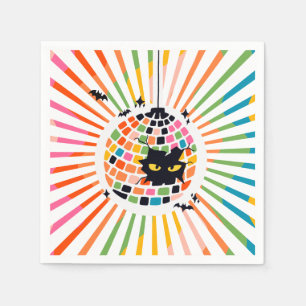 Halloween Disco Ball Paper Napkin