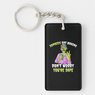 Halloween Do Not Worry You Are Safe Keychain