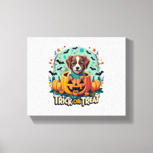 Halloween Dog 1 Canvas Print