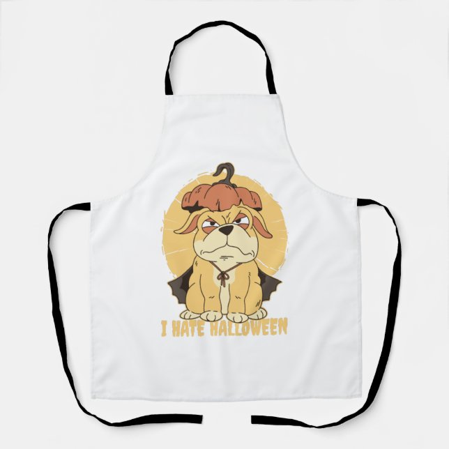 halloween dog   apron (Front)