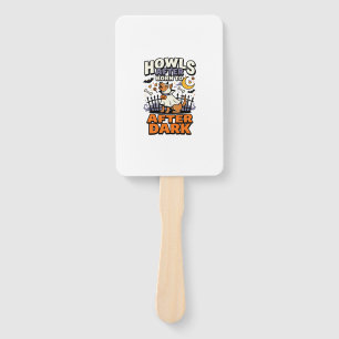 Halloween Dog Boo Crew (5) Hand Fan