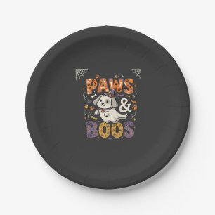 Halloween Dog Boo Squad Paper Plate