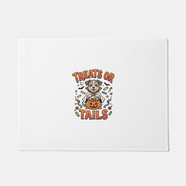Halloween Dog Candy Mischief Doormat (Front)