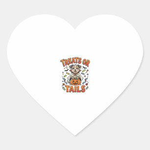 Halloween Dog Candy Mischief Heart Sticker