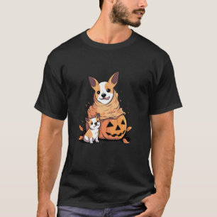Halloween Dog Costumes Dog Lover Scary Trick Or Tr T-Shirt