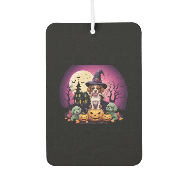 Halloween Dog Fall Lovers Air Freshener (Front)
