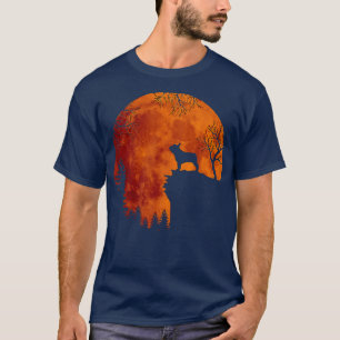Halloween Dog Frenchie Tee Frenchie Dog Moon Howl 