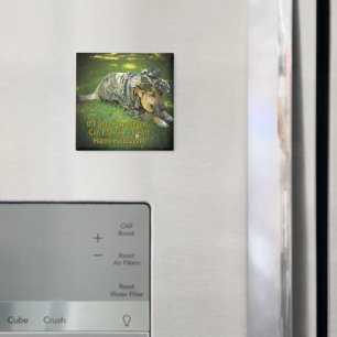 Halloween Dog in Camouflage Magnet