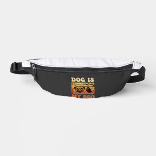 Halloween Dog Is My Boo Pug Ghost Design Fanny Pack