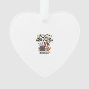 Halloween Dog Magic Vibes Ornament