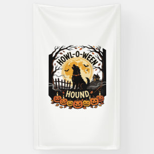 Halloween Dog Moon Howl (2) Banner