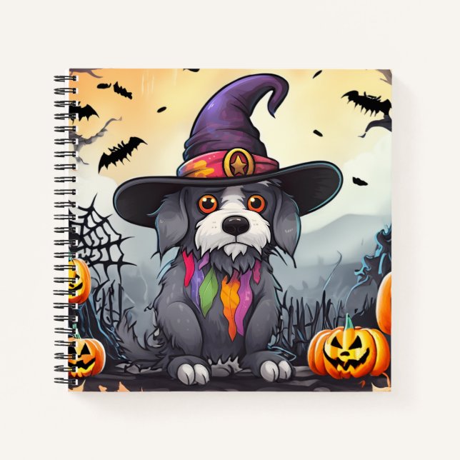 Halloween Dog Notebook (Front)