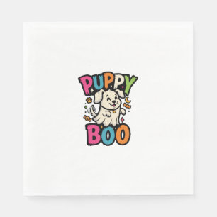 Halloween Dog Puppy Boo Napkin