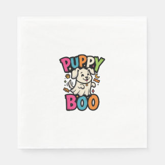 Halloween Dog Puppy Boo Napkin