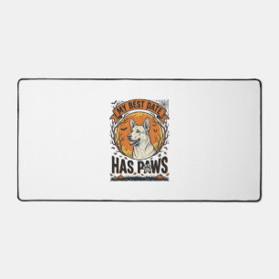 Halloween Dog Shirt For Proud Pet Parents Desk Mat