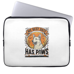 Halloween Dog Shirt For Proud Pet Parents Laptop Sleeve