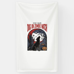 Halloween Dog Shirt Zombie Patrol Design_1 Banner